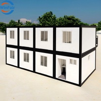 WinFair Belgique – Nouvelle maison conteneur modulaire préfabriquée de luxe de 20 pieds pour villas de villégiature haut de gamme / bureaux de chantier
