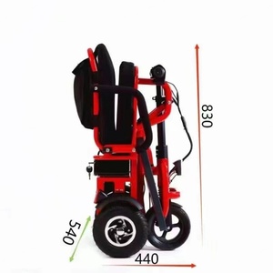 Triciclo Eléctrico Plegable de Nuevo Diseño, Scooter de Movilidad de 3 Ruedas con Motor Dual de 48V 350W, Llantas de 10 Pulgadas y Freno de Disco para Personas Mayores - Product Image 1