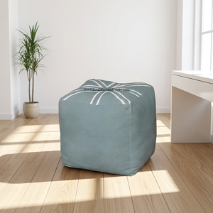 Pouf carré moderne de style industriel en toile capitonnée, tabouret ottoman pour café, maison, hôtel, salon - Vente en gros - Product Image 2
