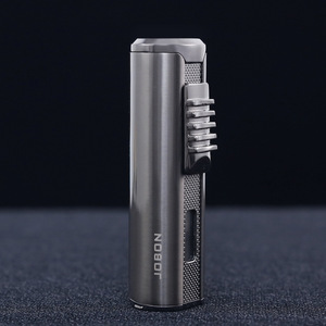 Briquet à cigares triple allumage coupe-vent portable à gaz pour usage extérieur - Product Image 2