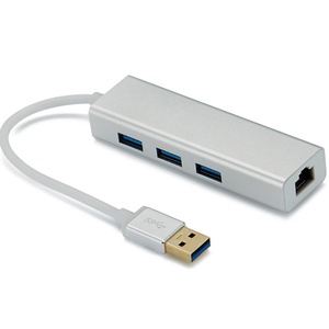 4 in 1 USB 3.0 - 1000M RJ45 LAN イーサネットハブ (Matebook ノートブック ラップトップ コンピュータ用) - Product Image 2