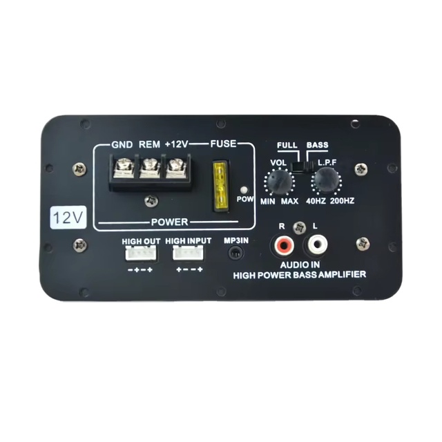 TANBX 100W Factory Big Power Monol Sound 12V 4 Small Amplifier for Car Subwoofer Use CE/FCC Certified AB100