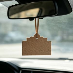 Hot Sell Sheikh Zayed Grand Mosque Shaped Leather Pendant <b>Charms</b> Keychain Leather Car Pendant Decorative Accessory UAE Landmark - Product Image 1