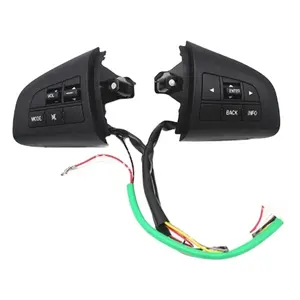 Interruptor controle de cruzeiro, controle de áudio volante para mazda 3 2010 CX-5 CX-7 botão de volume do volante