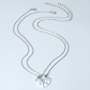 Bijoux de Mode Colliers <span class=keywords><strong>d</strong></span>'<span class=keywords><strong>Amitié</strong></span> Meilleurs Amis Cadeau Amour Chaîne Clavicule Carte <span class=keywords><strong>d</strong></span>'<span class=keywords><strong>Amitié</strong></span> Pendentifs Couple pour Filles - Product Image 2