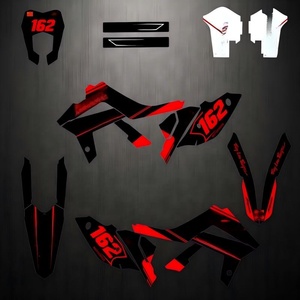 Autocollants personnalisés pour pièces de moteur de moto <span class=keywords><strong>TZ80</strong></span>, fournisseurs d'autocollants pour moto, autocollants de réservoir en film laser pour moto GASGAS EC - Product Image 3