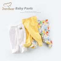 Jambear बेबी पैंट footie बच्चे Loungewear पैंट 100% कार्बनिक कपास बच्चे legging टांगों यूनिसेक्स शिशु टांगों पतलून