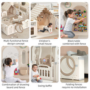 Nuovo arrivo scivoli moderni casa <span class=keywords><strong>gioco</strong></span> per bambini bambini box per 6 mesi-10 anni di plastica centro commerciale di plastica parco giochi box - Product Image 4