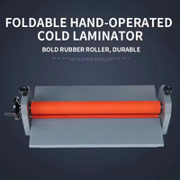 Laminateur à froid manuel 750MM avec rouleau robuste et contrôle de pression latérale en aluminium, machine à laminer à froid