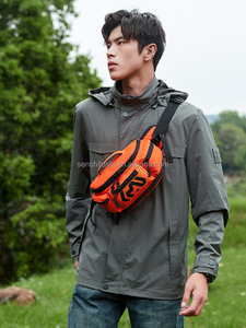 Sac de poitrine D2035 pour le cyclisme en extérieur, sac de voyage grande capacité multi-usages, sac à bandoulière diagonal, sac de taille tactique pour l'alpinisme et la randonnée - Product Image 3