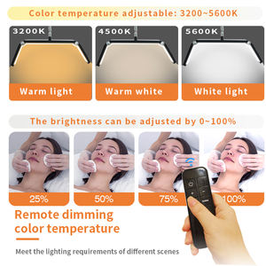 โคมไฟตั้งโต๊ะสำหรับวิดีโอ36W โคมไฟตกแต่งเล็บดีไซน์ใหม่สำหรับการต่อขนตาสักคิ้วนวด - Product Image 4