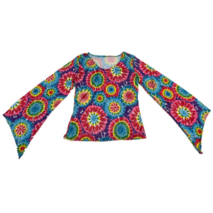 2023 vente chaude Halloween costume fille <span class=keywords><strong>hippie</strong></span> vêtements haut pantalon tête ceinture ensemble costumes pour enfants - Product Image 6
