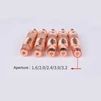 Accessoires de pistolet de soudage à l'arc argon guide de flux WP-17/WP-18/connecteur de guide de flux WP-26 guide de branche en laiton