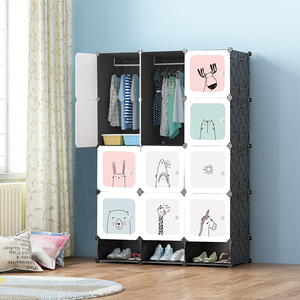 Hot Bán Có Thể Gập Lại Nhựa Tủ Quần Áo Màu Sắc Khác Nhau Armoir Tủ Tủ Tùy Chỉnh Tủ Quần Áo Phòng Ngủ Thiết Lập - Product Image 3