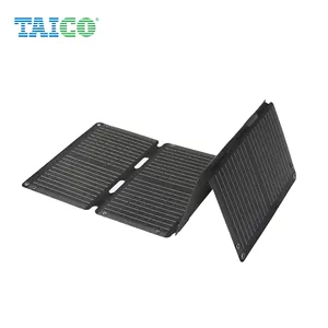 TAICO Wholesale USB Phone Charger 60W Foldable Solar Charger Portable Solar Panel For Camping Boat RV Travel Home Car