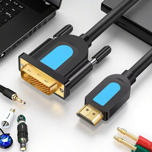 Kabel kok, kualitas tinggi bebas oksigen tembaga 1080p/60hz hdmi ke <span class=keywords><strong>Dvi</strong></span> konversi Mutual 24 + 1 HDMI ke <span class=keywords><strong>Dvi</strong></span> 2m Untuk Laptop - Product Image 3