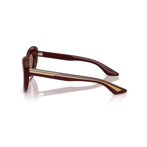 Lunettes <span class=keywords><strong>de</strong></span> soleil rétro œil <span class=keywords><strong>de</strong></span> chat TFB unisexe, monture ovale vintage pleine bordure, verres marron élégants, lunettes <span class=keywords><strong>de</strong></span> mode, protection UV % - Product Image 4