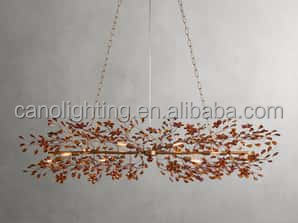 Vendita calda retrò unico creativo soffiato 36 pollici in ottone marocchino lampadario italiano impero luci per soggiorno - Product Image 4