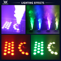 Machine à Fumée et Brouillard MOWL 3500W DMX512 Étanche à Jet LED RGB pour Colonne d'Air et Gaz, Idéale pour Scène et Concert