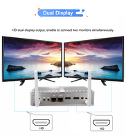 OEM Mini PC N3150 Win 10 Système Barebone Fanless Micro Ordinateur I ntel C-eleron N3150/N3700 4K HTPC Nettop BOÎTE de TÉLÉVISION Intelligente