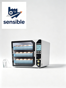 Incubateur automatique d'œufs Sensible 105, grande capacité, écran LED et retournement automatique pour œufs de poule - Product Image 2