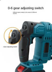 Pistola de clavos eléctrica, pistola de clavos de tiro eléctrico de litio, sierra curva eléctrica de carga - Product Image 4