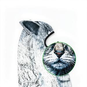 <span class=keywords><strong>Cagoule</strong></span> Motocross Ski Snowboard Motif Animal Mignon 3D Chat – Masque Intégral Couvrant le Visage - Product Image 4