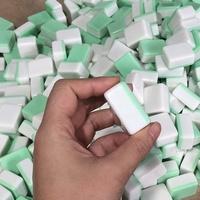 44mm Automatique Mahjong Table Mahjong Carreaux Quatre Joueurs Vert Dos Mélamine Grand Ensemble Mahjong 1.6 Pouces