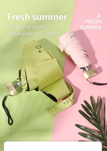 Mini Ombrello Tascabile Pieghevole a 5 Sezioni, Ultraleggero Portatile per Sole e Pioggia, Protezione UV UPF 50+, Regalo Aziendale Personalizzabile - Product Image 6