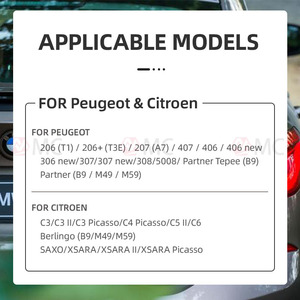 Blanc Licence LED Plaque Assemblage Léger Pour PEUGEOT 206 207 <span class=keywords><strong>306</strong></span> 307 308 406 407 5008 Partenaire M49 M59 Tapée B9 Voiture Accessoires - Product Image 5