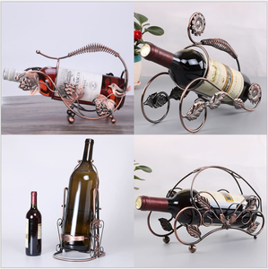 Phong Cách Châu Âu Sáng Tạo Tàu Cướp Biển Giá Rượu Đồ Trang Trí Chai Rượu Sắt Và Giá Đỡ Ngược Thủy Tinh - Product Image 6