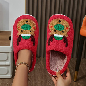 2024 New Arrival Christmas Winter Cotton Home <strong>Slippers</strong> Santa <strong>Xmas</strong> Tree Pattern Cozy Plush Indoor <strong>Slipper</strong> - Product Image 3