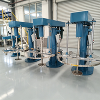 Disperseur hydraulique antidéflagrant avec couvercle, pour pâte colorante adhésive, disperser à haute vitesse à chambre fermée