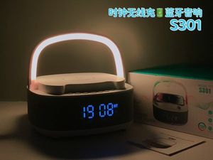 Despertador 3 en 1 <span class=keywords><strong>para</strong></span> el Hogar u Hotel con Luz RGB, Cargador Inalámbrico de 5W y Altavoz Bluetooth - Product Image 2