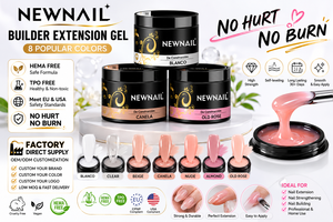 Gel de construction auto-nivelant UV LED pour extension d'ongles, fournitures de <span class=keywords><strong>manucure</strong></span> et nail art, vente en gros pour salons de <span class=keywords><strong>manucure</strong></span>, avec logo personnalisable - Product Image 3