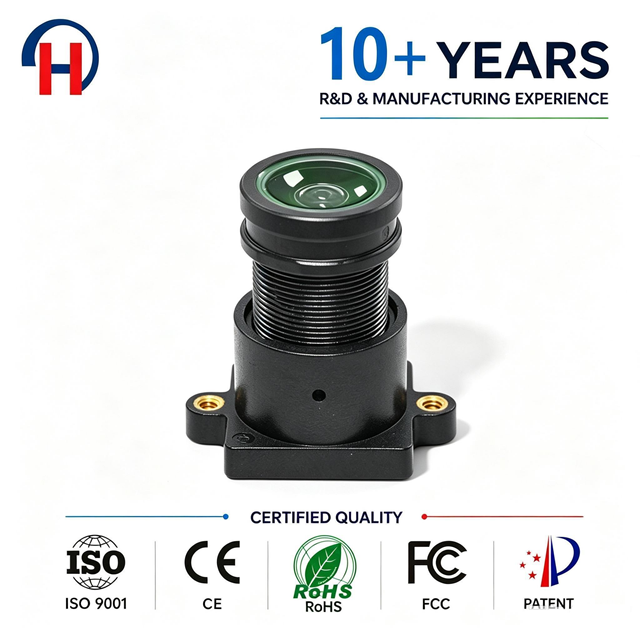 F1.4 Large Aperture 4MP 1/2.7" 1/2.8" 1/2.9" Sensor Manual Focus Fixed Iris Low Distortion 6mm Fixed Focal M12 CCTV Lens