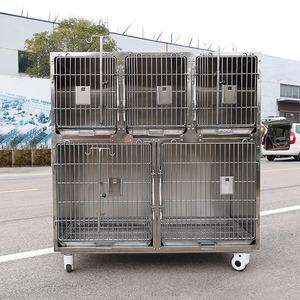 EUR VET Equipement vétérinaire Appareils médicaux hospitaliers pour animaux de compagnie Cages et maisons vétérinaires en acier inoxydable pour animaux de compagnie - Product Image 2