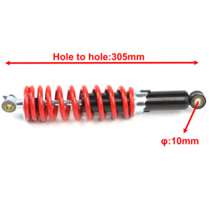 Ressort de Suspension d'amortisseur avant et arrière blanc de 305mm pour <span class=keywords><strong>50cc</strong></span> 70cc 90 110cc 125cc ATV Go Kart Buggy Pit Bike Dirt Bike - Product Image 2