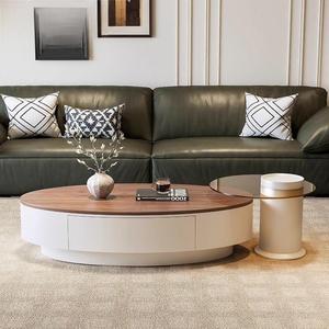 โต๊ะกาแฟทร<span class=keywords><strong>ง</strong></span>รี<span class=keywords><strong>ส</strong></span>ีครีมทัน<span class=keywords><strong>ส</strong></span>มัย ให้ความรู้<span class=keywords><strong>ส</strong></span>ึกหรูหรา ระดับไฮเอนด์ เหมาะสำหรับห้อ<span class=keywords><strong>ง</strong></span>นั่งเล่นขนาดเล็ก เป็นมิตรกับสิ่<span class=keywords><strong>ง</strong></span>แวดล้อม - Product Image 6