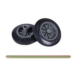 Contenedor de Basura para Exteriores con Ruedas y Eje, 240L, 120L, 100L, Accesorio de Limpieza Comercial Portátil - Product Image 1