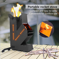 Camping Grill Événements Extérieurs BBQ Cuisine Arrière-Cour Poêle À Feu Portable Bois Mini Brûlage