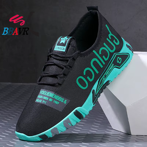 Zapatillas Deportivas Casuales de Moda para Hombre, Precio de Fábrica, Zapatos Deportivos Cómodos para Caminar, para Primavera e Invierno, de Cuero Genuino y Malla - Product Image 5