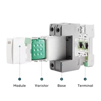 AC SPD 3P 275V 385V 420V 20KA 40KA 60KA maison parafoudre protection protection parafoudre basse tension dispositif de protection