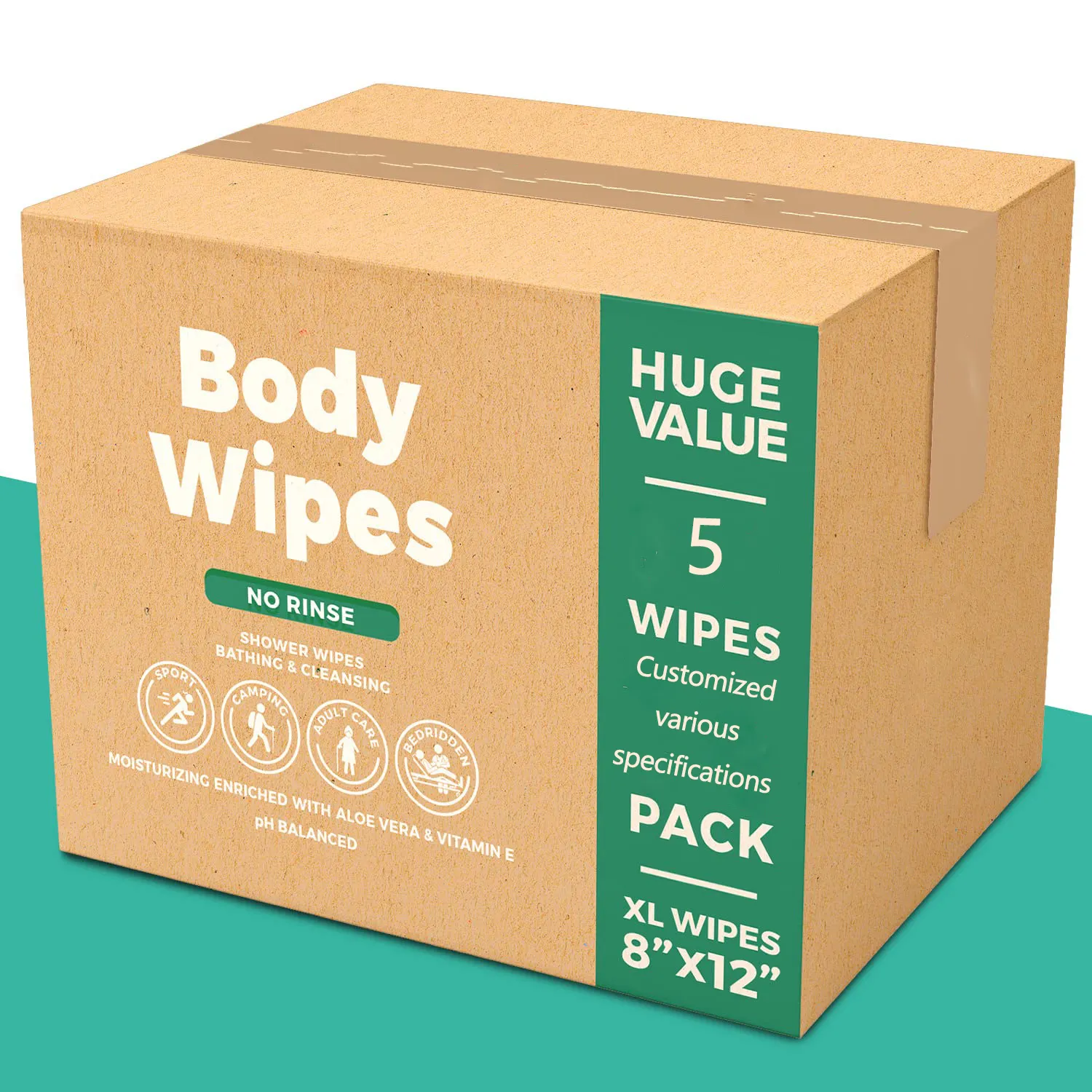 Wholesale Body Wipes XL Bath Wipes for Adults No Rinse  Adult Wipes for Elderly Body   Face Gentle Skin Cleansing  Bathing