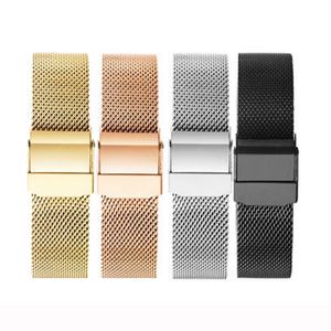 Bracelet de montre en acier inoxydable Milanaise personnalisé Besseron Watch Factory 18 mm 20 mm, respirant, amovible, en maille - Product Image 2