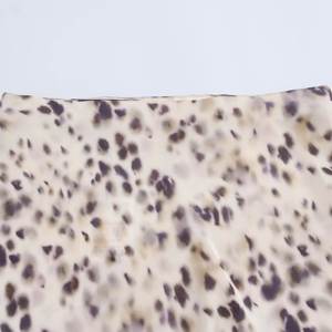 PB&ZA Femme 2024 Nouvelle <span class=keywords><strong>Jupe</strong></span> en <span class=keywords><strong>Satin</strong></span> Multicolore Chic Tendance Vintage Taille Haute Femme Jupes Mujer - Product Image 4