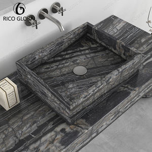 อ่างล้างหน้าติดผนังลายโรงแรมและวิลล่าปรับแต่งได้ - Product Image 2