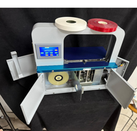 Cercleuse automatique enveloppant des sacs en plastique, étiquettes de billets de banque, machine d'emballage de papier Opp Tape 20mm