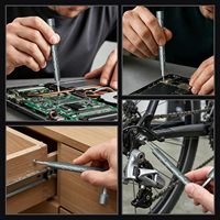 Kit de tournevis de précision 55 en 1, mini tournevis magnétique multifonction pour la réparation de téléphones, montres et ordinateurs portables