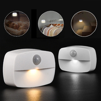 Lampe à capteur de mouvement pour armoire domestique, veilleuse Led à capteur intelligent